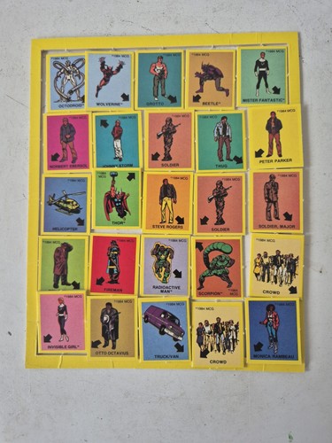 Marvel Super Heroes 25 Playing Pieces TSR Role Playing Game Jeff Grubb 1984