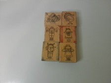 2002 Stampin Up Thanks Giving Stamps Lot Of 6