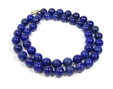 Gemstone Crystal Therapy Necklace Lapis Lazuli Ball Shape Ø12MM
