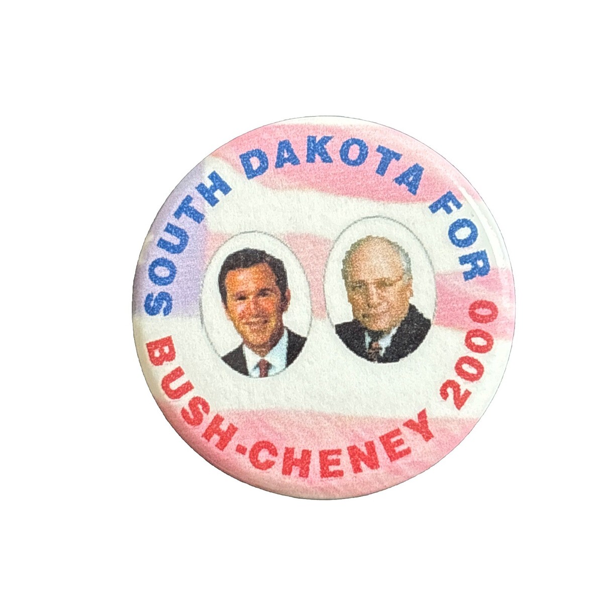 2000 George W. Bush for President South Dakota Pin 50 State 1.75
