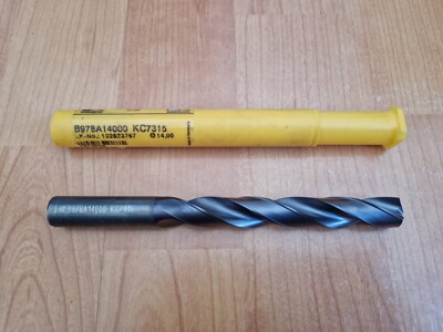 Kennametal Solid Carbide Drill B978A14000 KC7315 D: 14,00