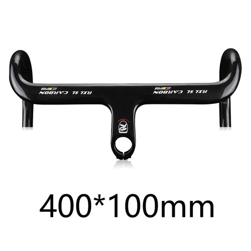 Full Carbon Fiber Road Gravel Bicycle Integrated Handlebar 28.6/31.8mm Drop Bar - Picture 26 of 48