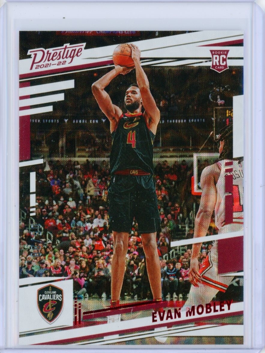 2021-22 Panini Chronicles Asia EVAN MOBLEY RC Prestige Red Parallel 5/88