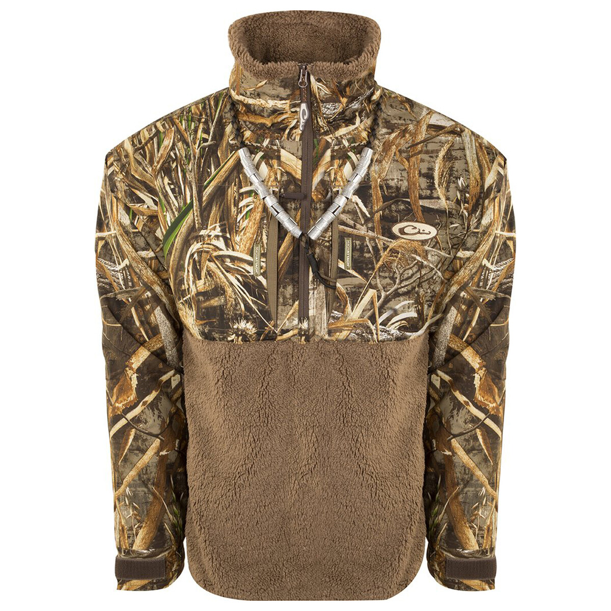 Drake Men's Realtree Max-5 MST Guardian Flex Eqwader 1/4 Zip