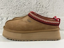 NEW UGG Brand Braid Tazz Platform Slippers 1122553 CHE Chestnut Women's Sz 5-12