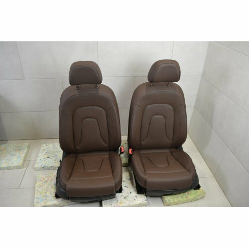 Oryginalne wyposażenie siedzenia Audi A5 8T skóra brązowa 8K0881105T 8K0959760E 0881106Q - Zdjęcie 4 z 10