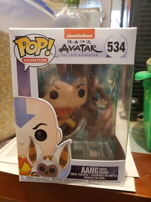 Funko Pop Avatar The Last Airbender : AANG w/Momo #534 Vinyl