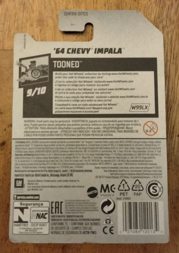 2018 Hot Wheels Tooned '64 CHEVY IMPALA - Picture 2 of 7