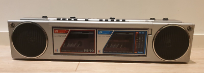 Vintage UNISEF Stereo Radio Recorder AM/FM Cassette Tape Boombox Z