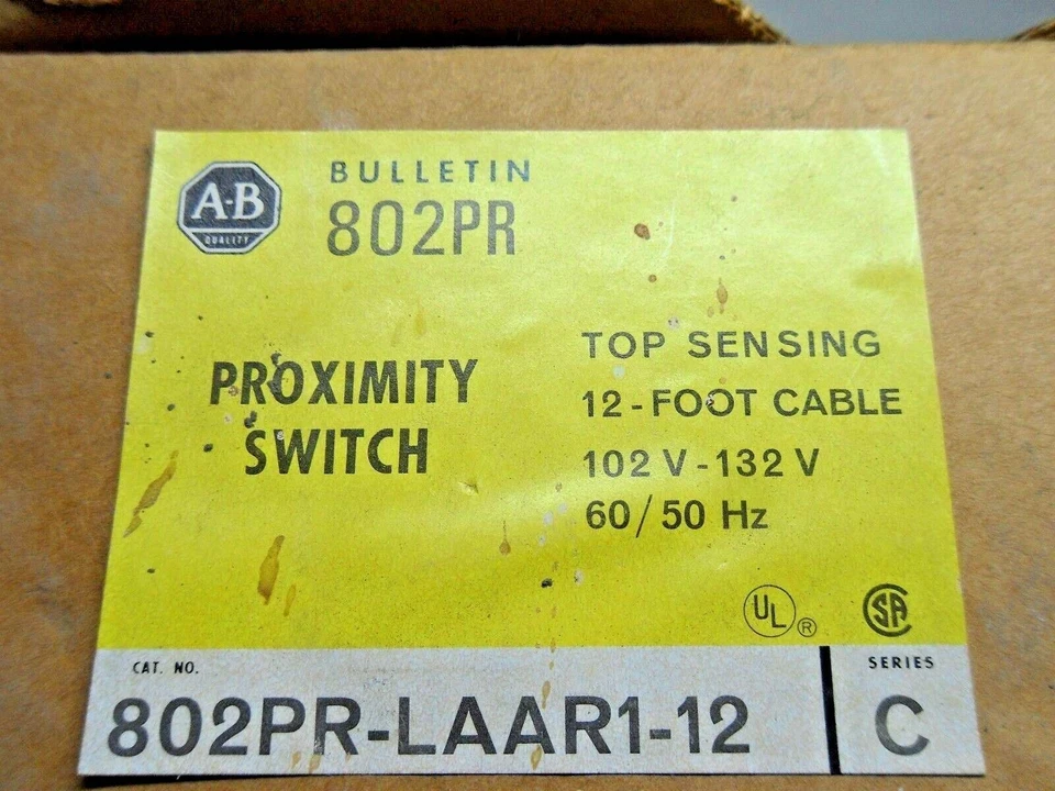 Allen-Bradley 802PR-LAAR1-12 102-132 V AC Inductive Proximity Switch - Image 3 of 3