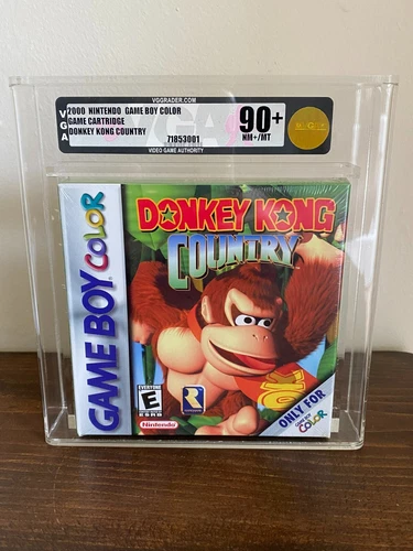 Donkey Kong Country Nintendo Gameboy Color Sealed New VGA 90+ GOLD MINT WATA