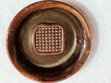 ,"Original Garlic Rub " Grater In The Center Of The Dish Shred Garlic USA New