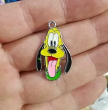 50pcs Pluto Enamel Metal DIY Charms Pendants key Jewelry Making gift