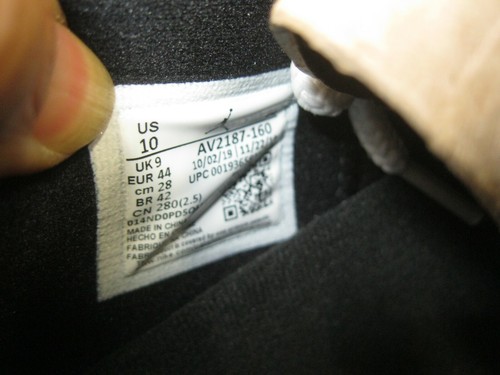 AIR JORDAN 11 RETRO LOW 'CONCORD-BRED' av2187 160 BLACK/WHITE MEN Size 10 - 第 3/10 張圖片