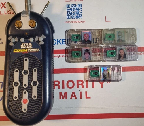 Star Wars Episode 1 Commtech Reader with 5 chips! Vintage Kenner Hasbro 1999