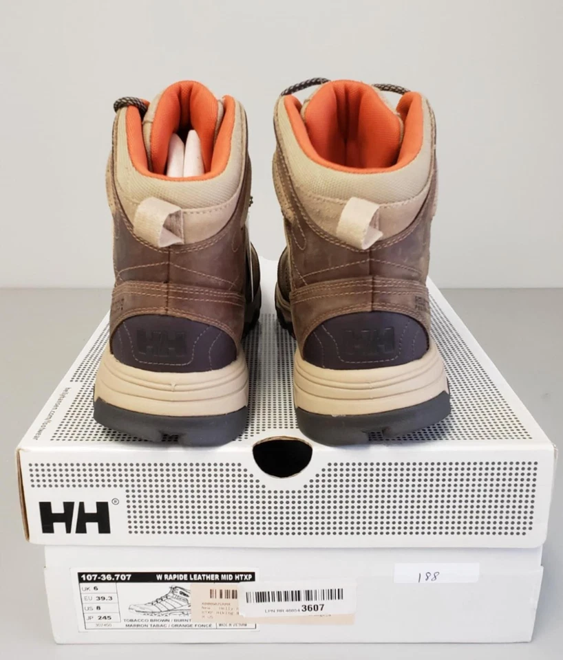 Bota de Senderismo Helly Hansen Para Mujer Cuero Rápido-Marrón Tabaco-Talla 8-Usada Foto 3 de 4