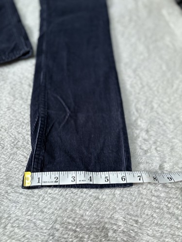 New Gap Kids Navy Blue Corduroy Slim Chino Pants Size 16 - Picture 4 of 8