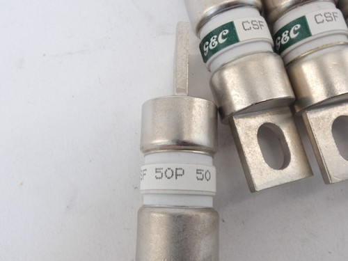 *Lot of 10* G&C CSF50P 50 Fuse - NEW Surplus! - Picture 5 of 6