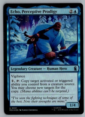 Echo, Perceptive Prodigy 51 Marvel Super Heroes Magic: The Gathering Foil NM