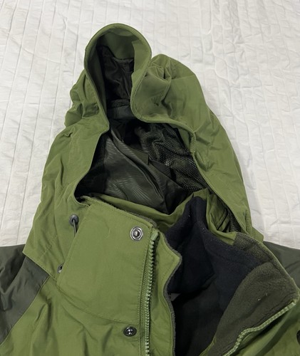 Men’s Columbia Jacket Green Medium Omni-Tech Waterproof - Picture 11 of 24