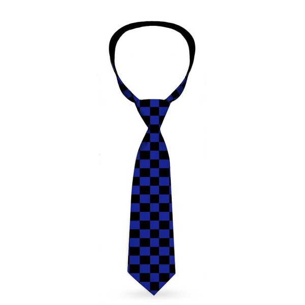 Necktie Standard - Checker Black/Blue (Us Import) ACC NEU-image