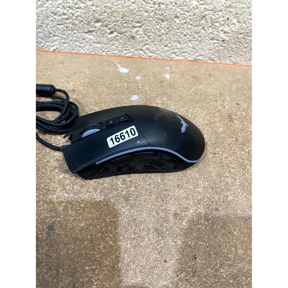 Havit Gaming Mouse Black Wired USB RGB Backlit Programmable Ergonomic 7-Buttons - Image 3 of 4