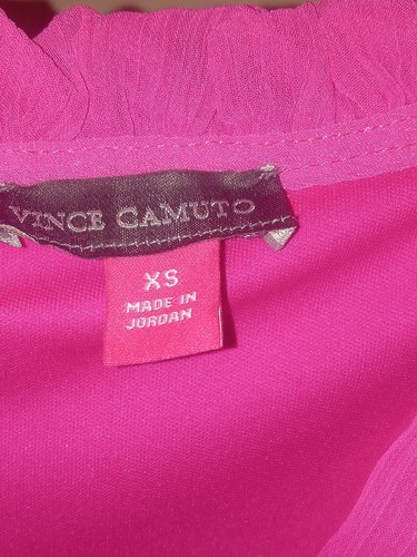 NEW WOMENS VINCE CAMUTO PULLOVER TIERED MINI DRESS! BEAUTIFUL DETAIL! Size XS - Picture 5 of 7