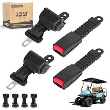 Retractable Golf Cart Seat Belts 47.64" - Universal Retractable Seat Belts