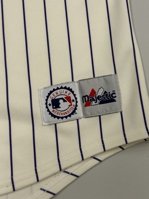 Vintage Majestic Arizona Diamondbacks Off White Cream Pinstripe