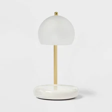 Candle Lamp Warmer White Frosted - Threshold: Electric Wax Melter, Luxury Decor,