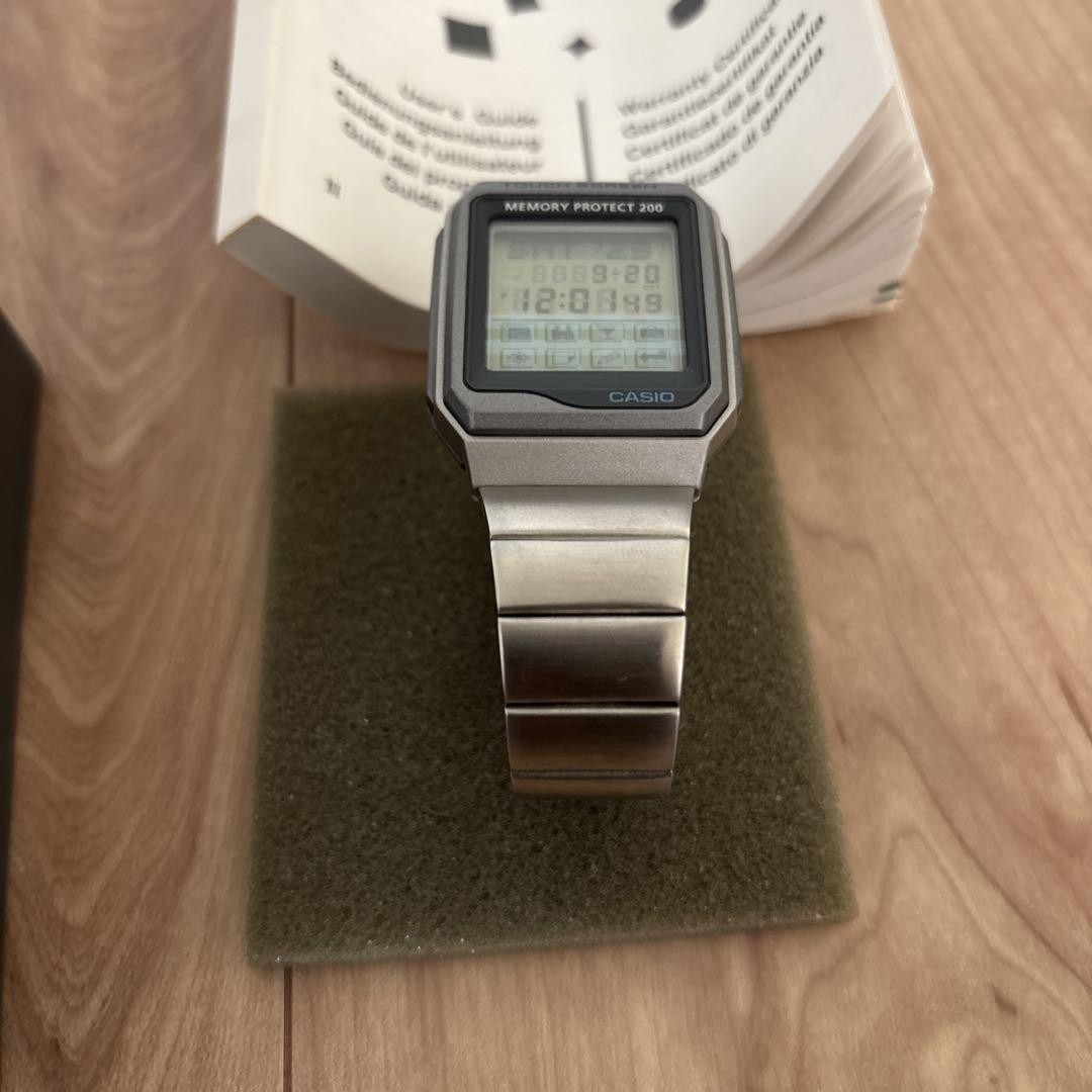 時計 CASIO TOUCH SCREEN MEMORY PROTECT 200 CASIO TOUCH SCREEN MEMORY PROTECT 200 | eBay