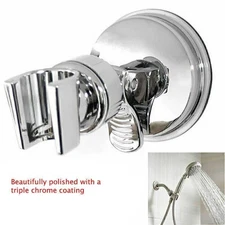 Shower Head Holder Suction Bracket Wall Mount Adjustable Handset Kit Bathroom