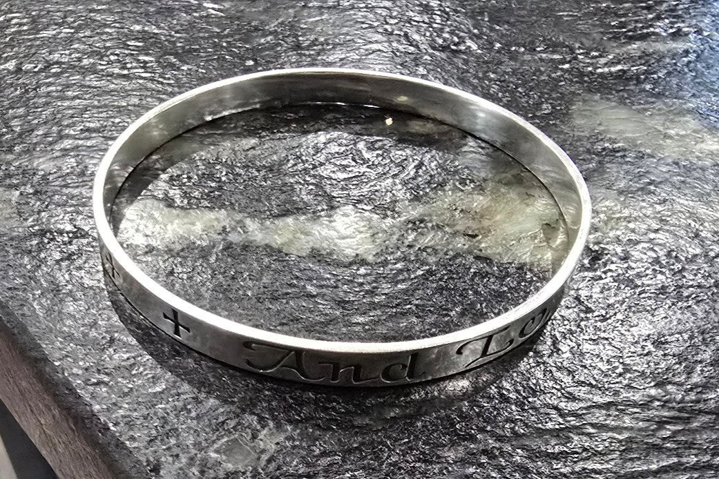 James Avery Silver Scripture Bracelet Matthew 28:… - image 2