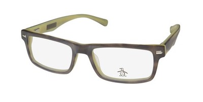 NEW ORIGINAL PENGUIN THE HUCK JR EYEGLASSES CG PLASTIC RECTANGULAR FULL-RIM