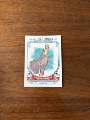 2015 Topps Allen Ginter Ancient Armory # AA-2 Katana