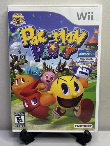 Pac-Man Party (Nintendo Wii 2010) Complete CIB with Manual.  Walmart Exclusive