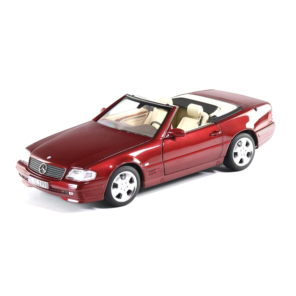 Mercedes SL 1999 Rouge - Miniature Maxichamps 1/43, Collection, Neuve En Boîte