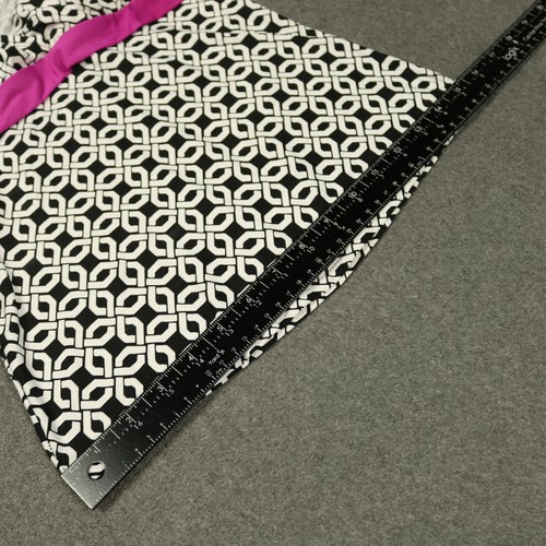 Costume da bagno Kohl's Racerback Tankini scollo a V imbottiture rimovibili nero bianco rosa caldo S - Foto 21 di 24