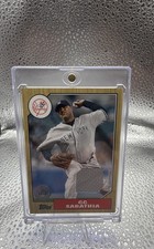 2022 Topps Series 1 - 1987 Topps Baseball Relics C.C. Sabathia #87R-CS (MEM)