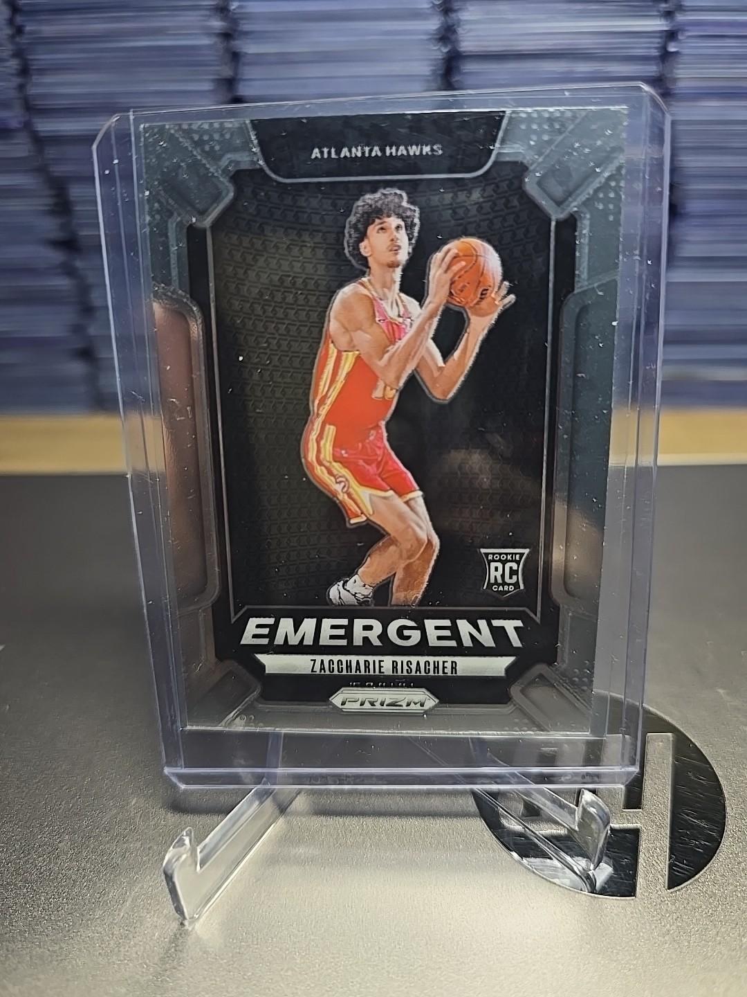 2024-25 Panini Prizm - Emergent Zaccharie Risacher #6 (RC)