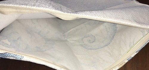 "Funda de almohada costera para el hogar azul caballitos de mar peces coral vida marina ~ 18x18"" nueva sin etiquetas" - Imagen 10 de 10