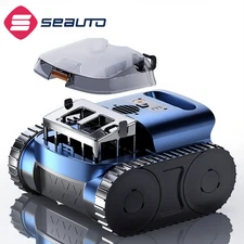 Seauto SAT 25 Cordless Robotic Pool Cleaner Pool Vacuum for Inground Pool 180W