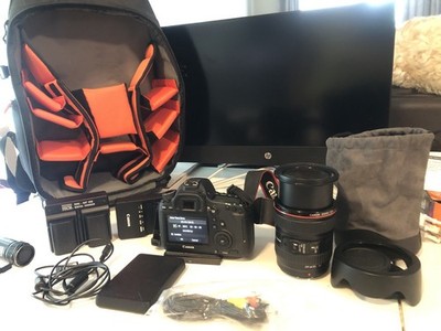 Canon EOS 6D 20.2 MP Digital SLR Camera W/ EF 24-105mm Lens .