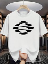 Mens Cool Graphic T-Shirt Casual Crew Neck Sh...