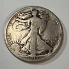 1917-D Obverse Mintmark Liberty Walking Silver Half Dollar.  Only 765K minted!