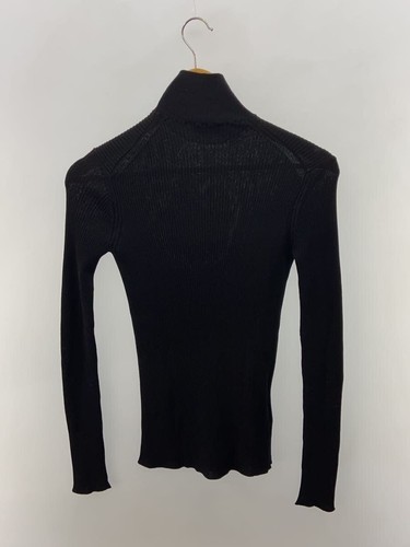 PRADA Knit & Sweater 22AW Virgin Wool_High Neck Rib 38 Black DNA945 Used - Picture 2 of 5