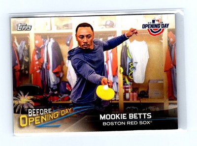 2018 Topps Opening Day #BOD-MB Mookie Betts Before Opening Day