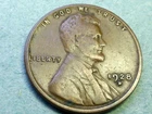 1928-D LINCOLN CENT   F-VF