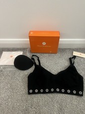 Theya Women's Healthcare Post-Surgery Back Fastening Comfort Bra Black