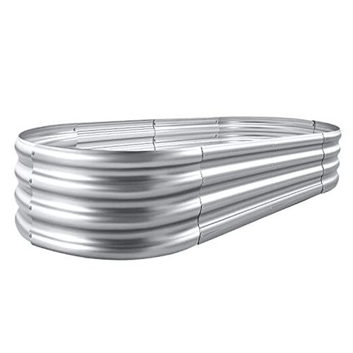 Galvanized Raised Garden Bed Kit, Galvanized Planter Garden Boxes Outdoor,